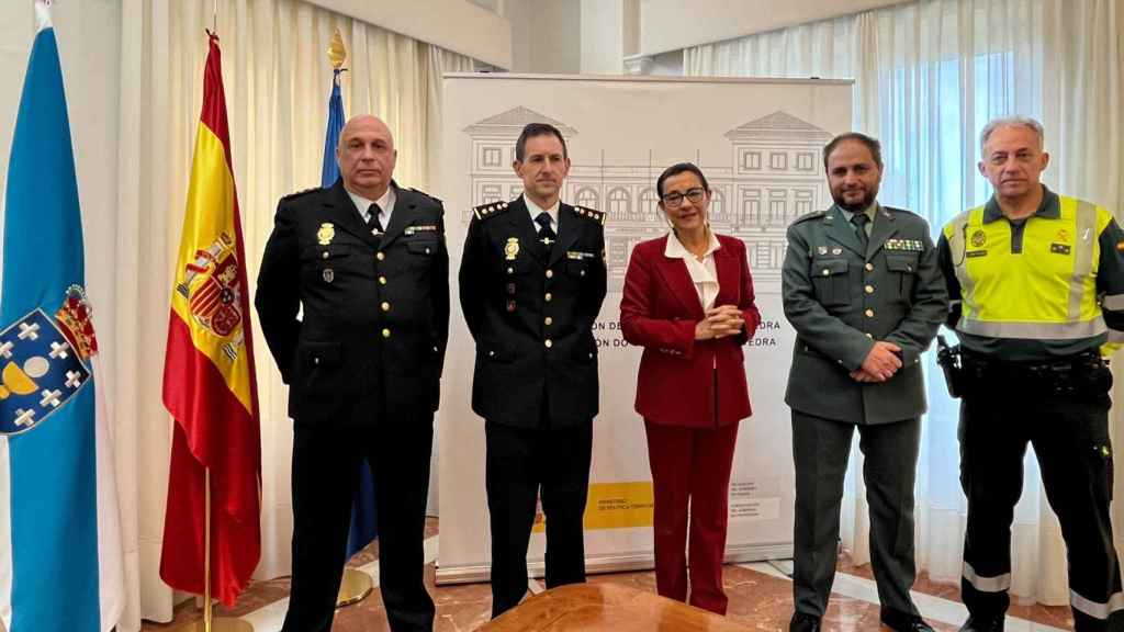 Junta Provincial de Seguridad presidida por la subdelegada del Gobierno en Pontevedra.