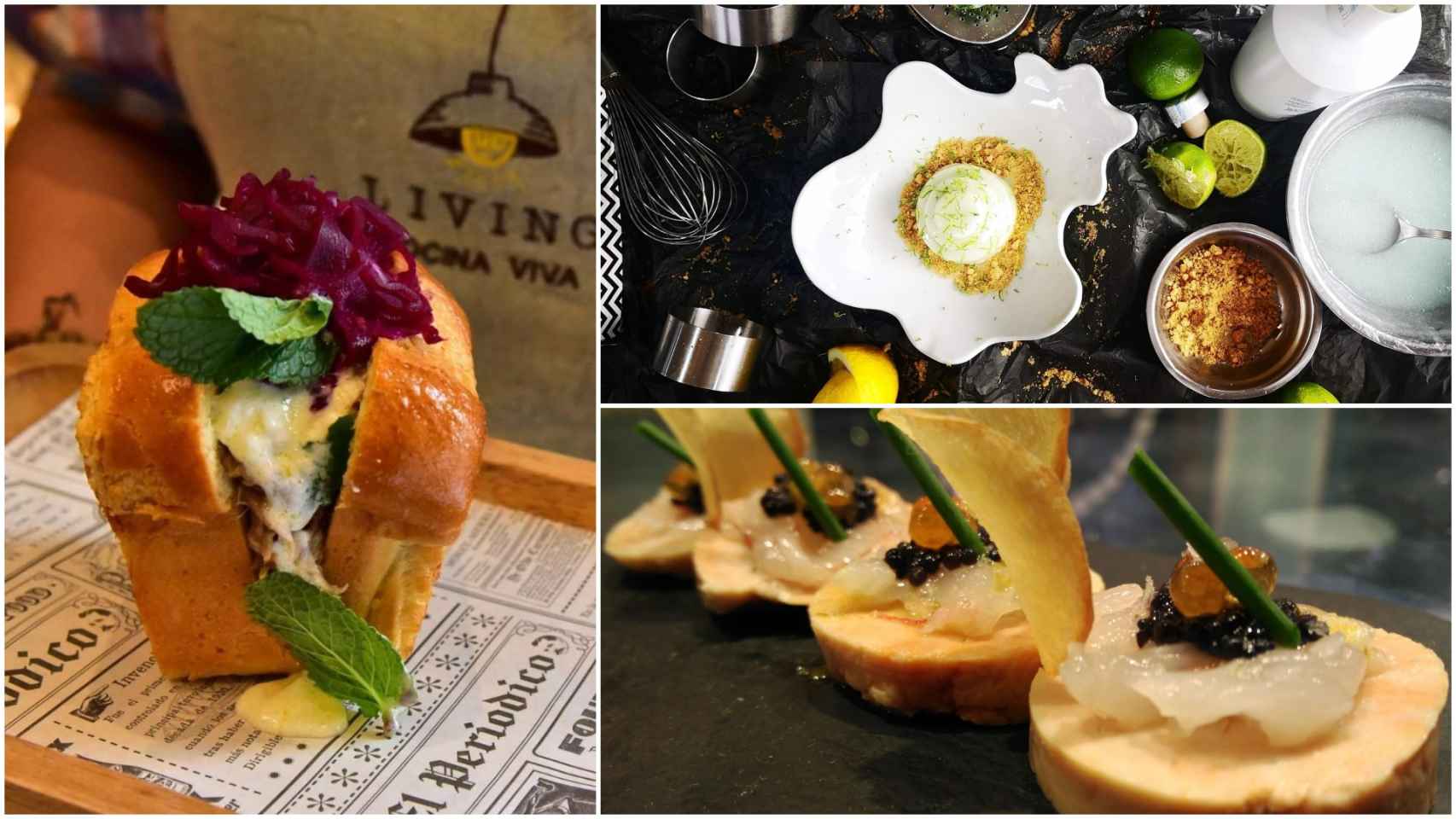 Tapas que se podrán probar en la Gala Vigo Gastronómico.