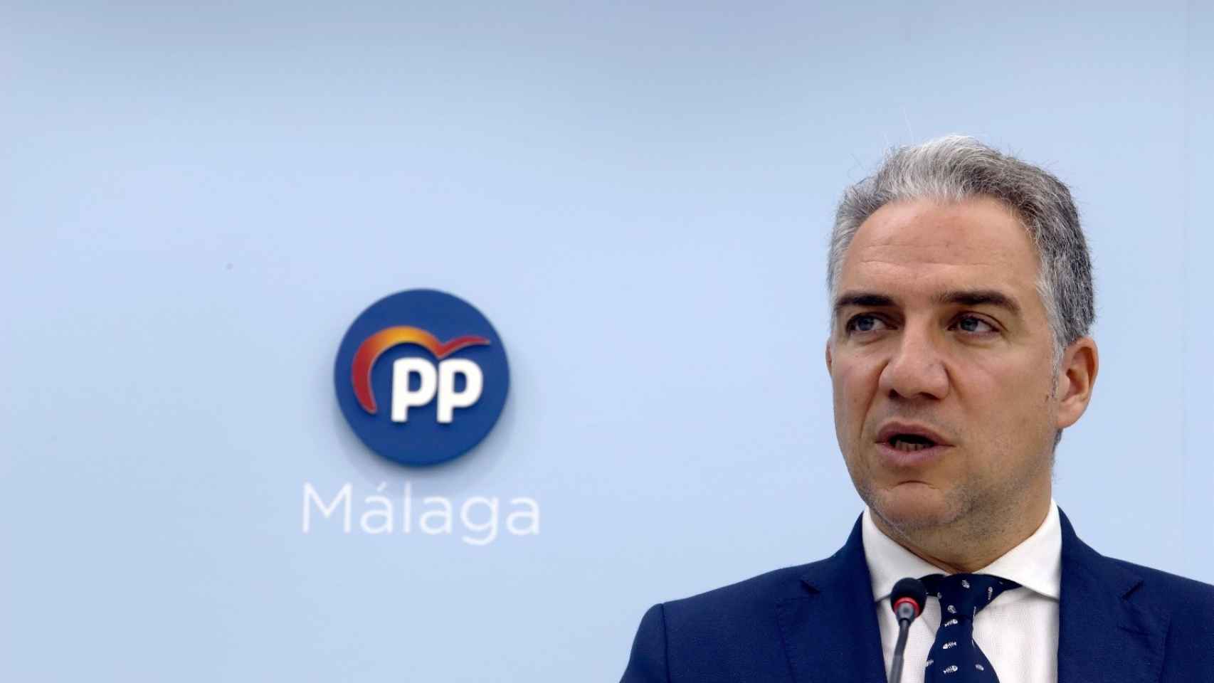 El coordinador general del PP, Elías Bendodo, este viernes en Málaga.
