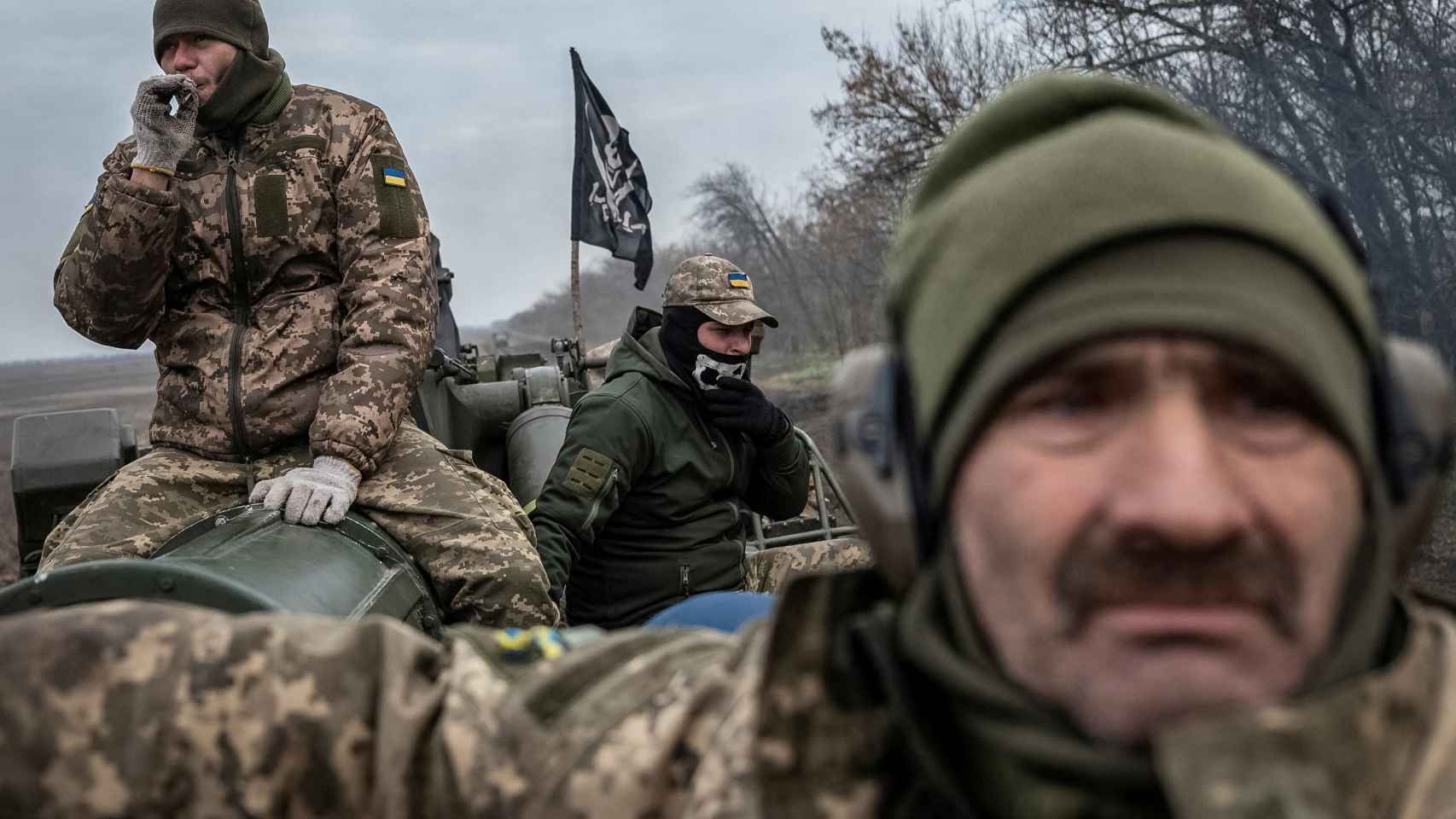 Soldados ucranianos en la región de Jersón.