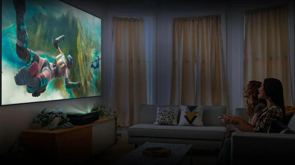 El proyector Screeneo U5 también sirve para jugar a videojuegos