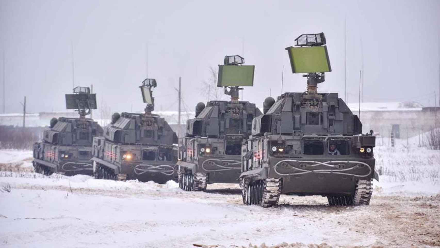 Vehículos de guerra electrónica rusos