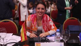 Irene Montero, ministra de Igualdad, durante uno de los actos de su viaje a Argentina