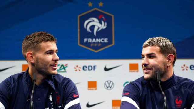 Lucas y Theo Hernández con la selección de Francia