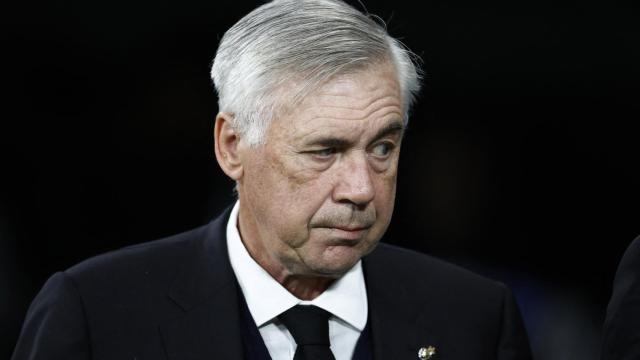 Ancelotti, durante uno de sus partidos.