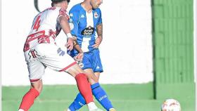 Gorka fue titular en el partido de Copa ante el Guijuelo