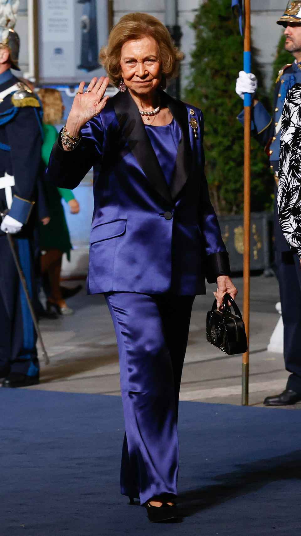 La reina Sofía llegando a los Premios Princesa de Asturias, el pasado 28 de octubre.