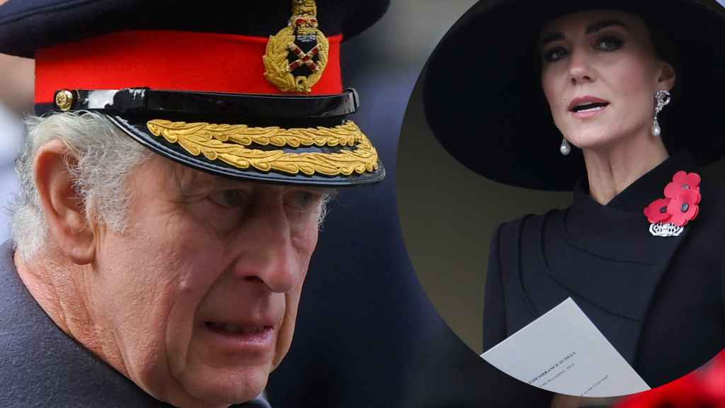 El rey Carlos III junto a Kate Middleton en un montaje de EL ESPAÑOL.