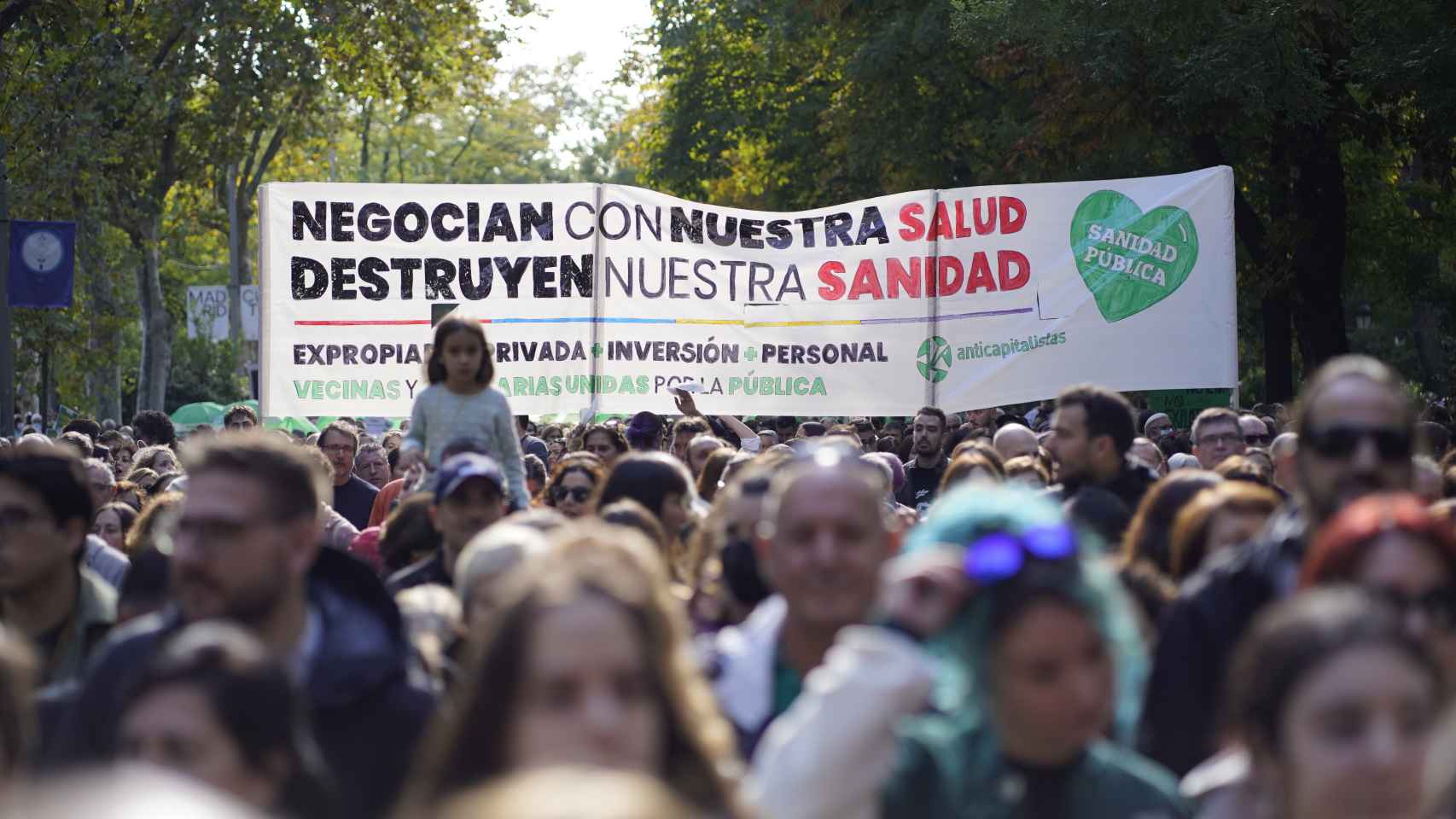 Manifestación por la Sanidad en Madrid