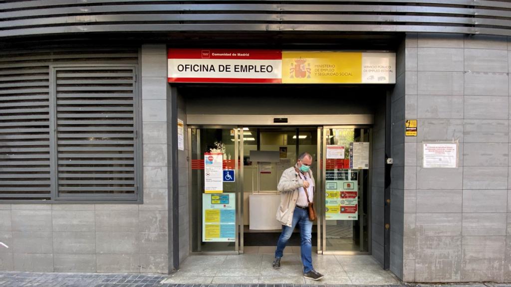 Una oficina de empleo, en Madrid.