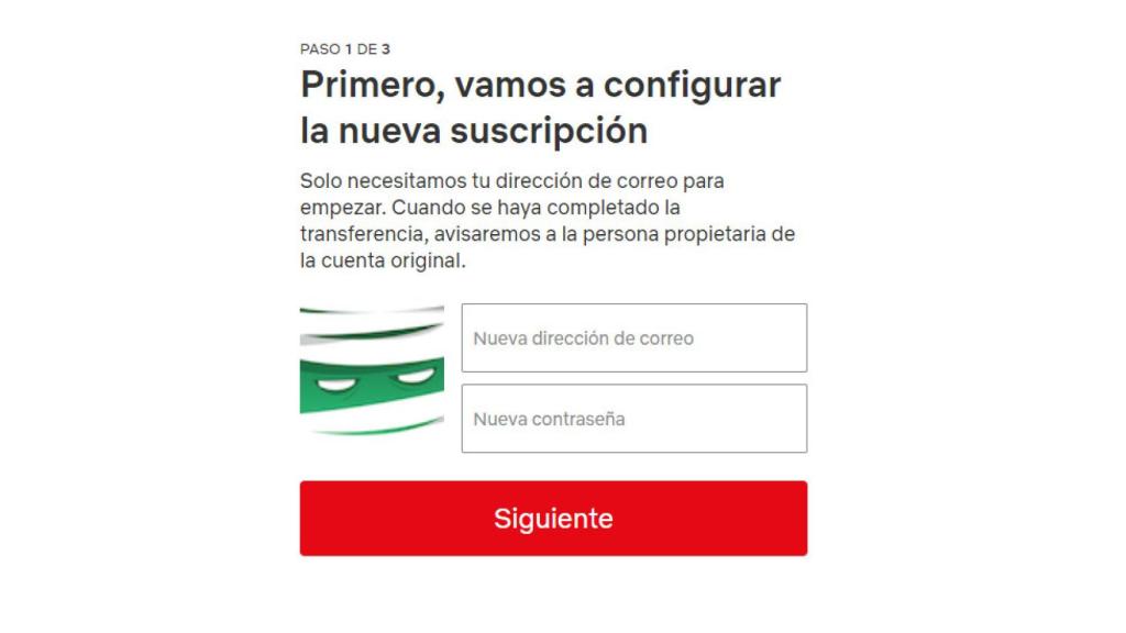 Transferencia de perfil en Netflix