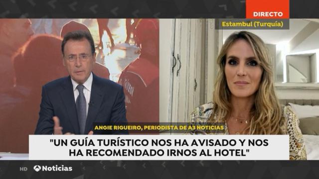 Angie Rigueiro y su familia se encontraban en Estambul en el momento del atentado.