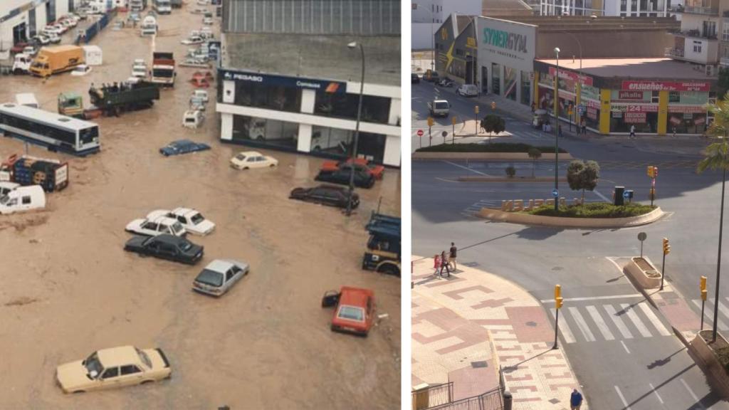 La foto de la Avenida de Velázquez en 1989 y la imagen en la actualidad 33 años después.