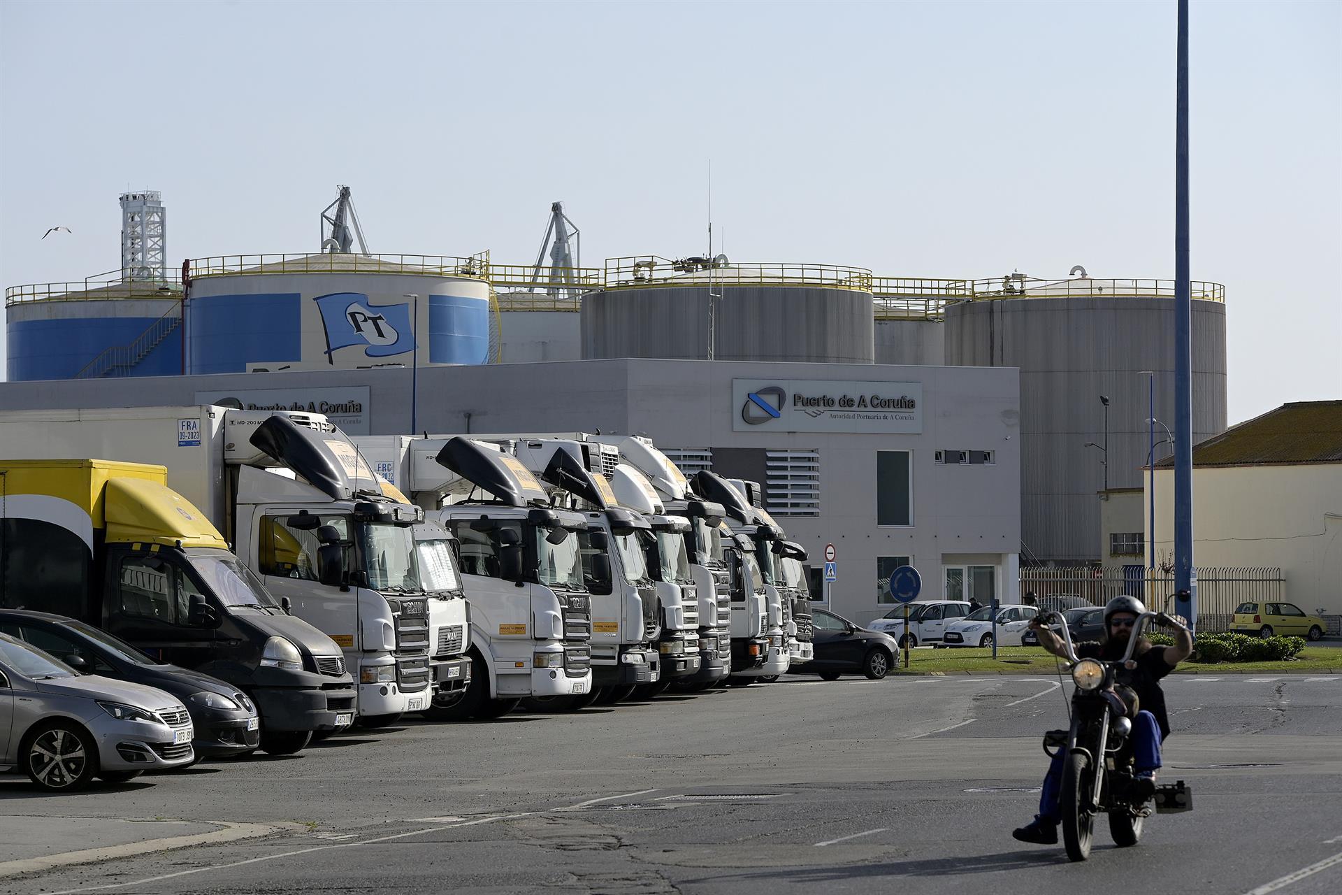 Huelga en la lonja coruñesa el pasado marzo. Foto: M. Dylan – Europa Press – Archivo