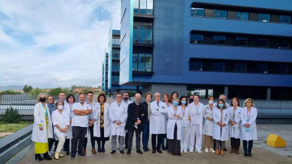 Presentación del Plan de Contingencia contra la Gripe en el hospital Álvaro Cunqueiro.