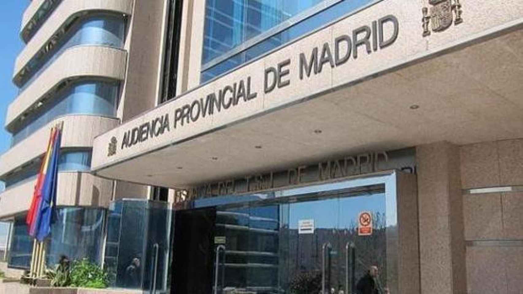 La Audiencia Provincial de Madrid.