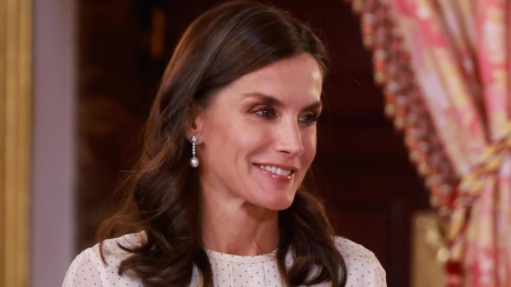 Letizia durante un acto en Madrid.