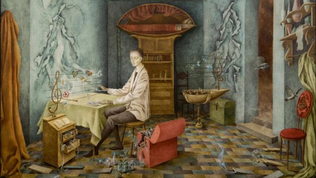 'Armonía (Autorretrato Sugerente)', 1956. Remedios Varo.