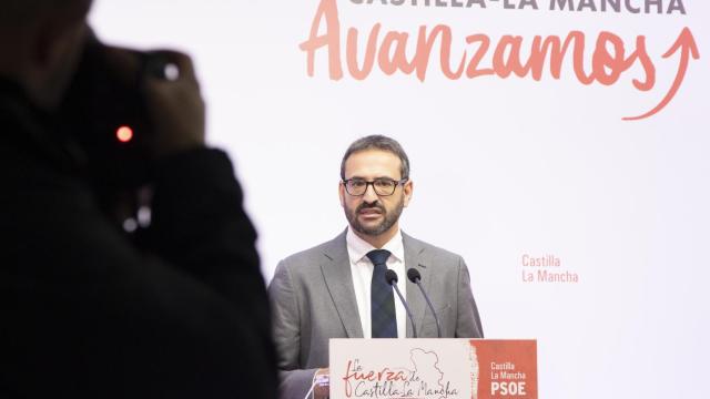 Sergio Gutiérrez, este martes en rueda de prensa en Toledo