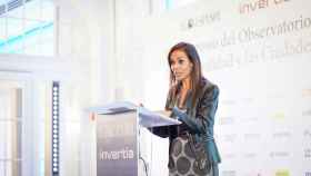 Silvia Roldán, CEO de Metro Madrid, en la clausura de la segunda jornada del III Simposio del Observatorio de la Movilidad y las Ciudades.