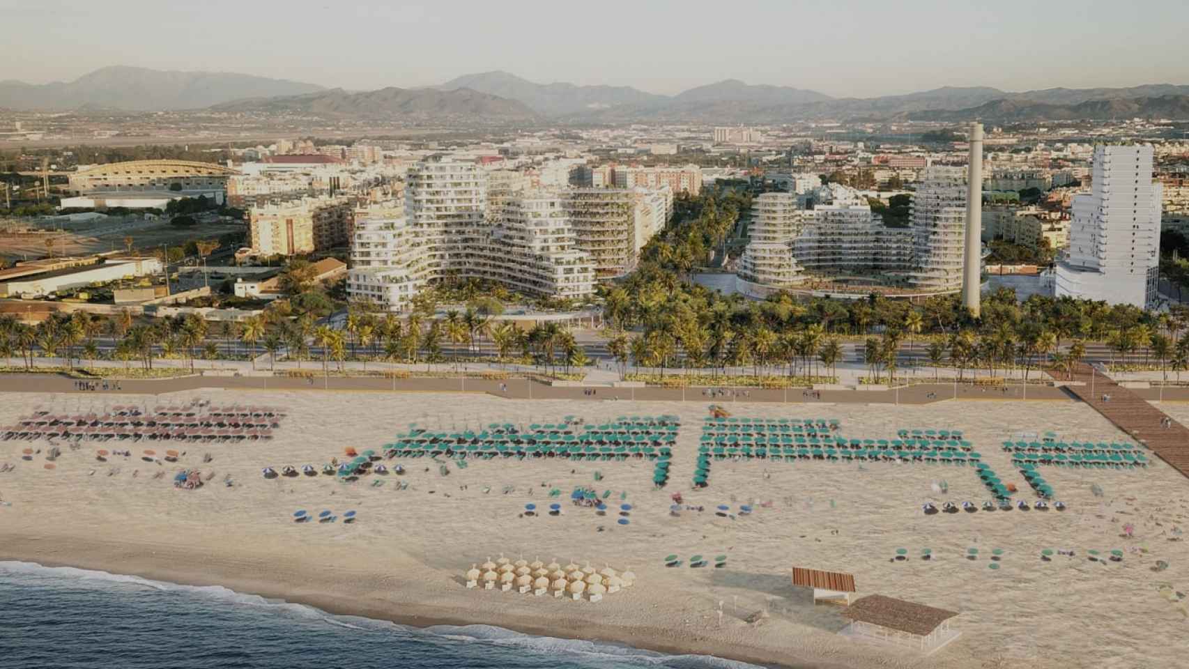 Imagen del desarrollo proyectado en La Térmica de Málaga.