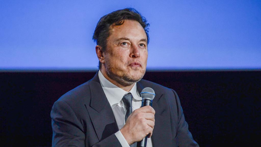 Elon Musk en una conferencia en Noruega