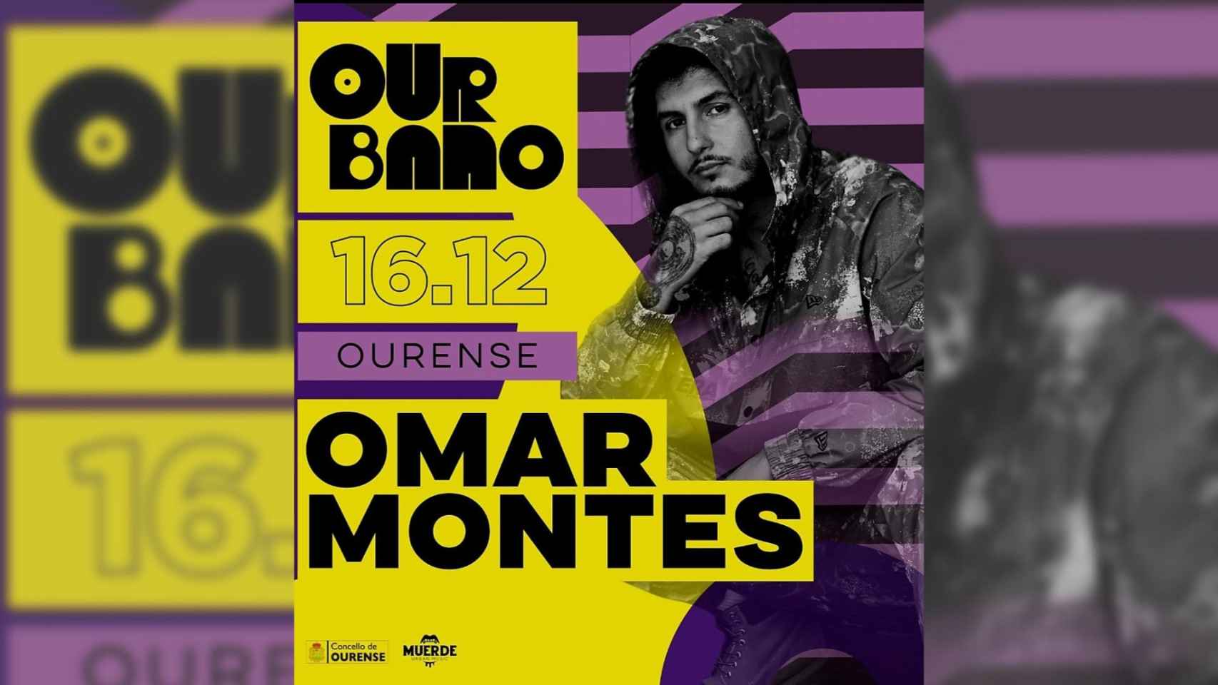 Omar Montes actuará el 16 de diciembre en Ourense