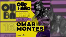 Omar Montes actuará el 16 de diciembre en Ourense