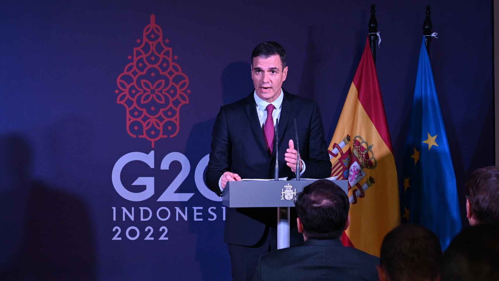 Pedro Sánchez este miércoles tras la cumbre del G20.
