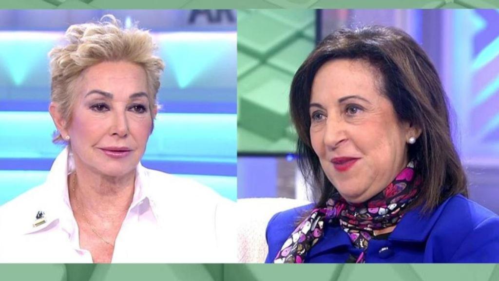 Margarita Robles elogia a Ana Rosa Quintana.