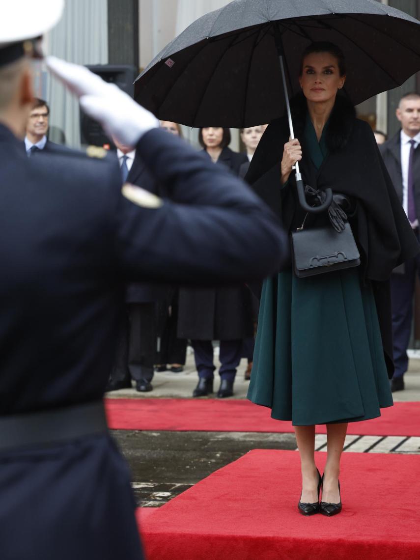 La reina Letizia en Zagreb.
