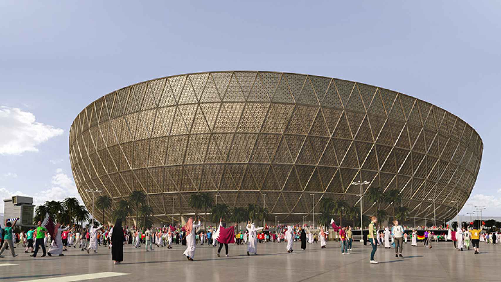 Estadio de Lusail para el Mundial de Qatar 2022