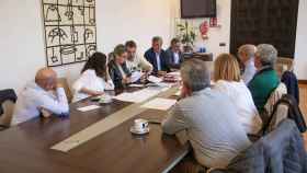 Reunión de Milagros Tolón con vecinos de Buenavista. Foto: Ayuntamiento de Toledo.