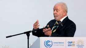 El presidente electo brasileño, Lula da Silva, durante su intervención en la COP27