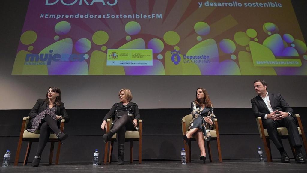 Encuentro ‘Emprendedoras e desenvolvemento sustentable’ de la Fundación Mujeres de A Coruña.