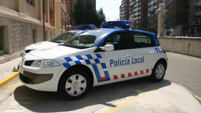 Imagen de un vehículo de la Policía Local de León.