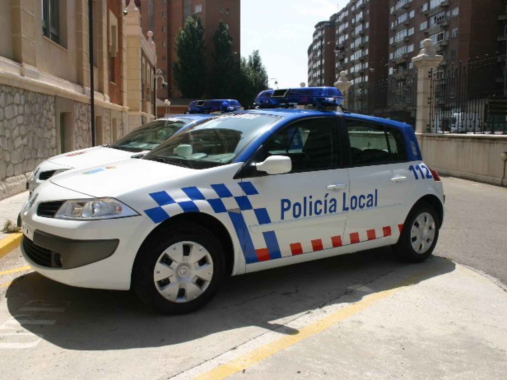 Imagen de un vehículo de la Policía Local de León.