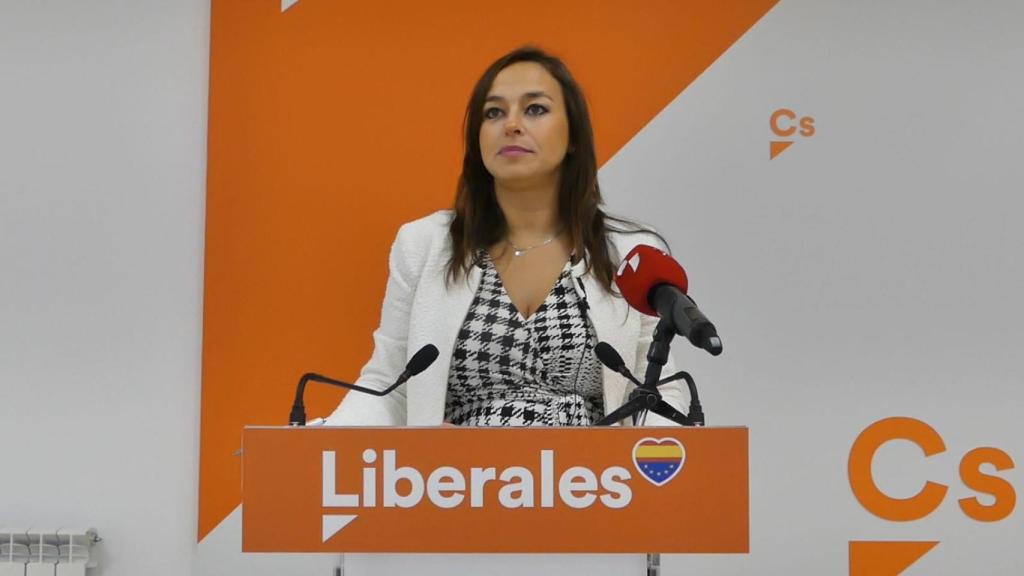 La portavoz del grupo municipal de Ciudadanos en el Ayuntamiento de León, Gemma Villarroel