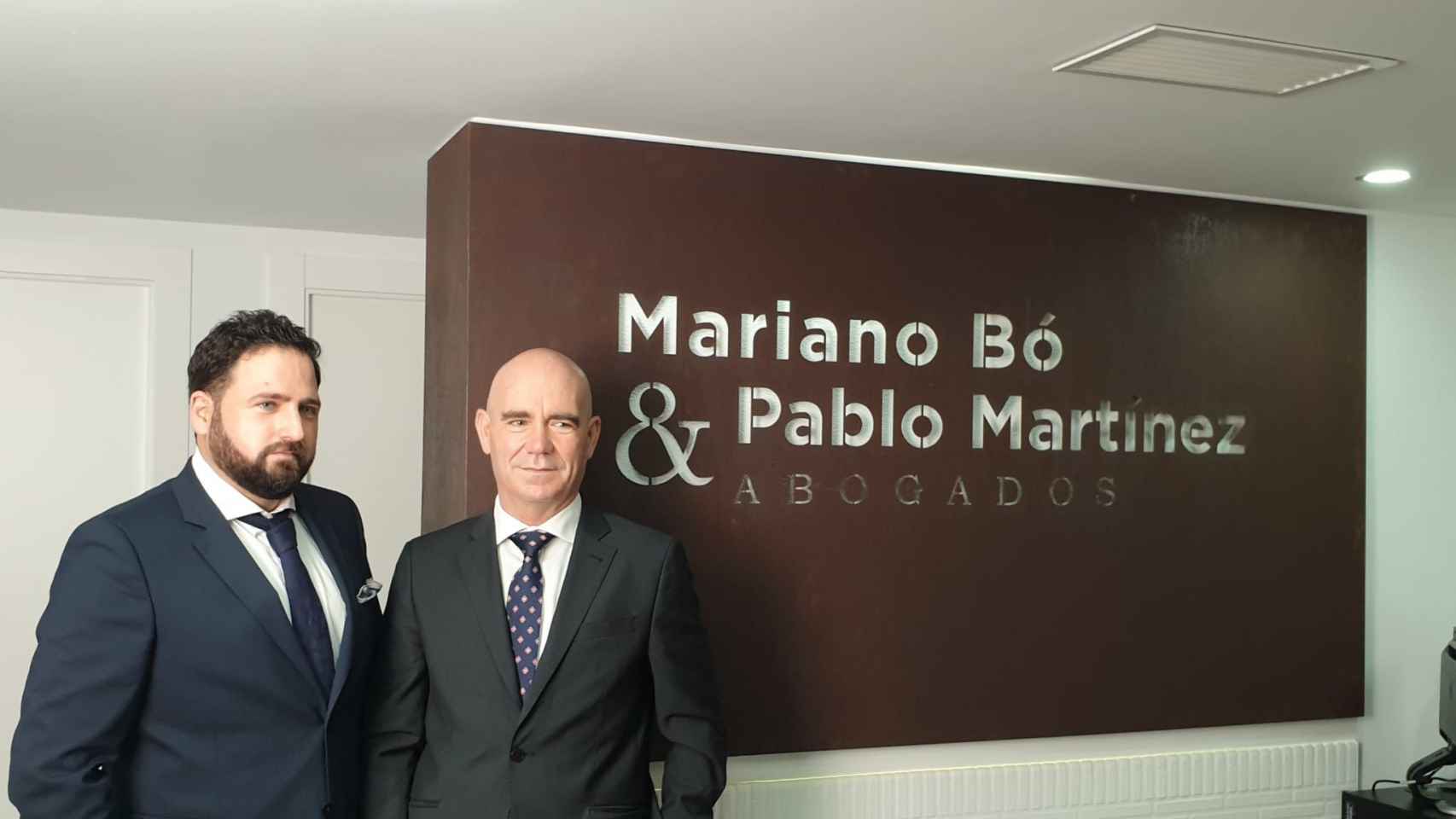 Los abogados murcianos Pablo Martínez y Mariano Bó.
