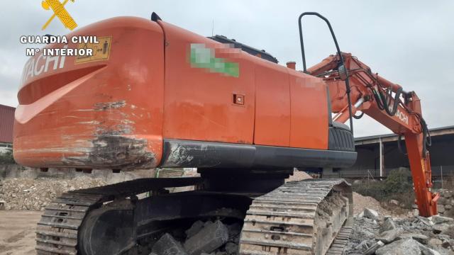 Detienen a un hombre en Burgos por robar gasóleo de una excavadora