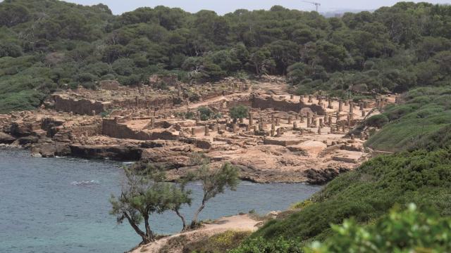 Vista del yacimiento arqueológico de Tipasa, en el Magreb. Foto: Alejandro Quevedo