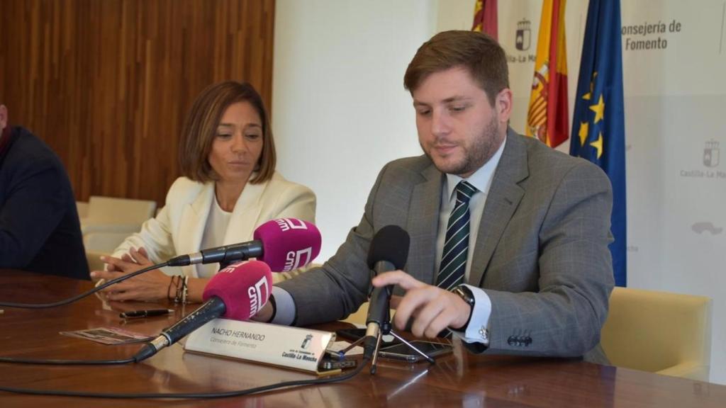 Nacho Hernando y Charo Navas. Foto: JCCM.