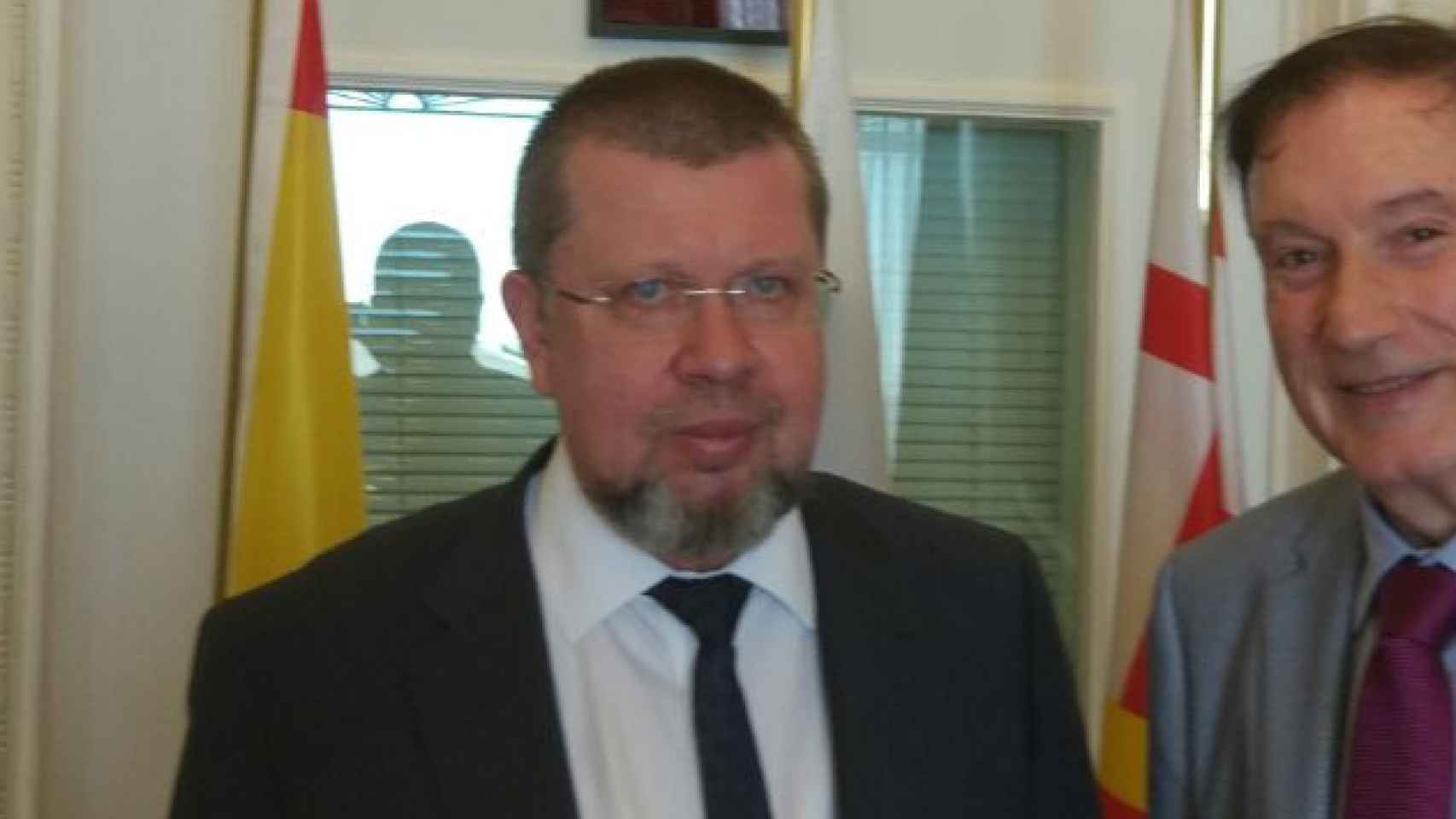 Yuri Klimenko (izquierda), nuevo embajador de Rusia en España.