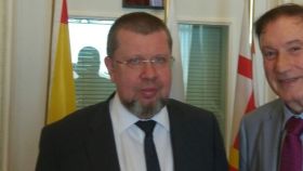 Yuri Klimenko (izquierda), nuevo embajador de Rusia en España.