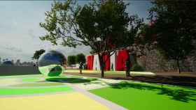 Diseño del nuevo parque de Navia, en Vigo.