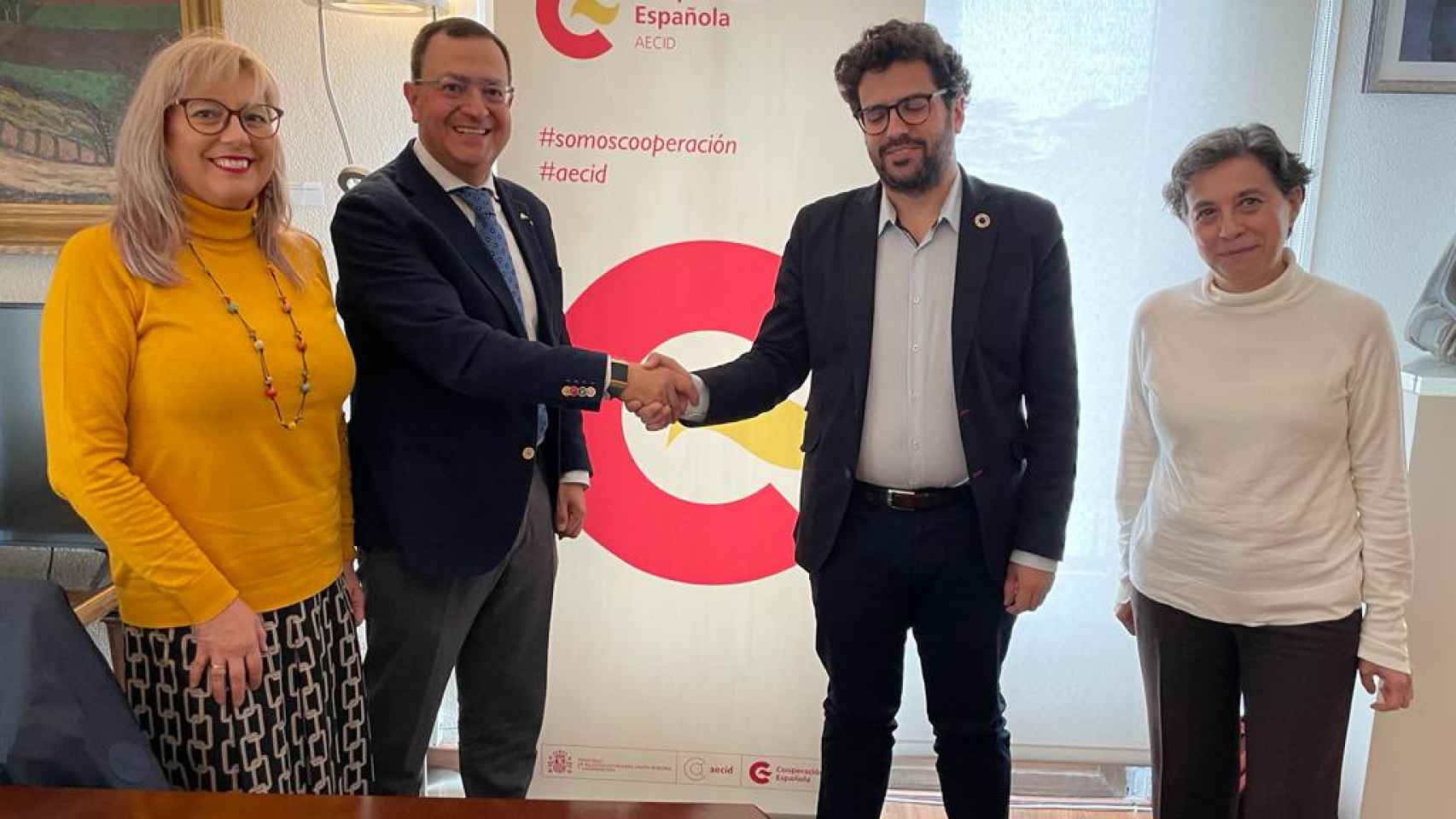 Reunión de la Junta de Castilla y León con la Aecid, Agencia Española de Cooperación Internacional y Desarrollo