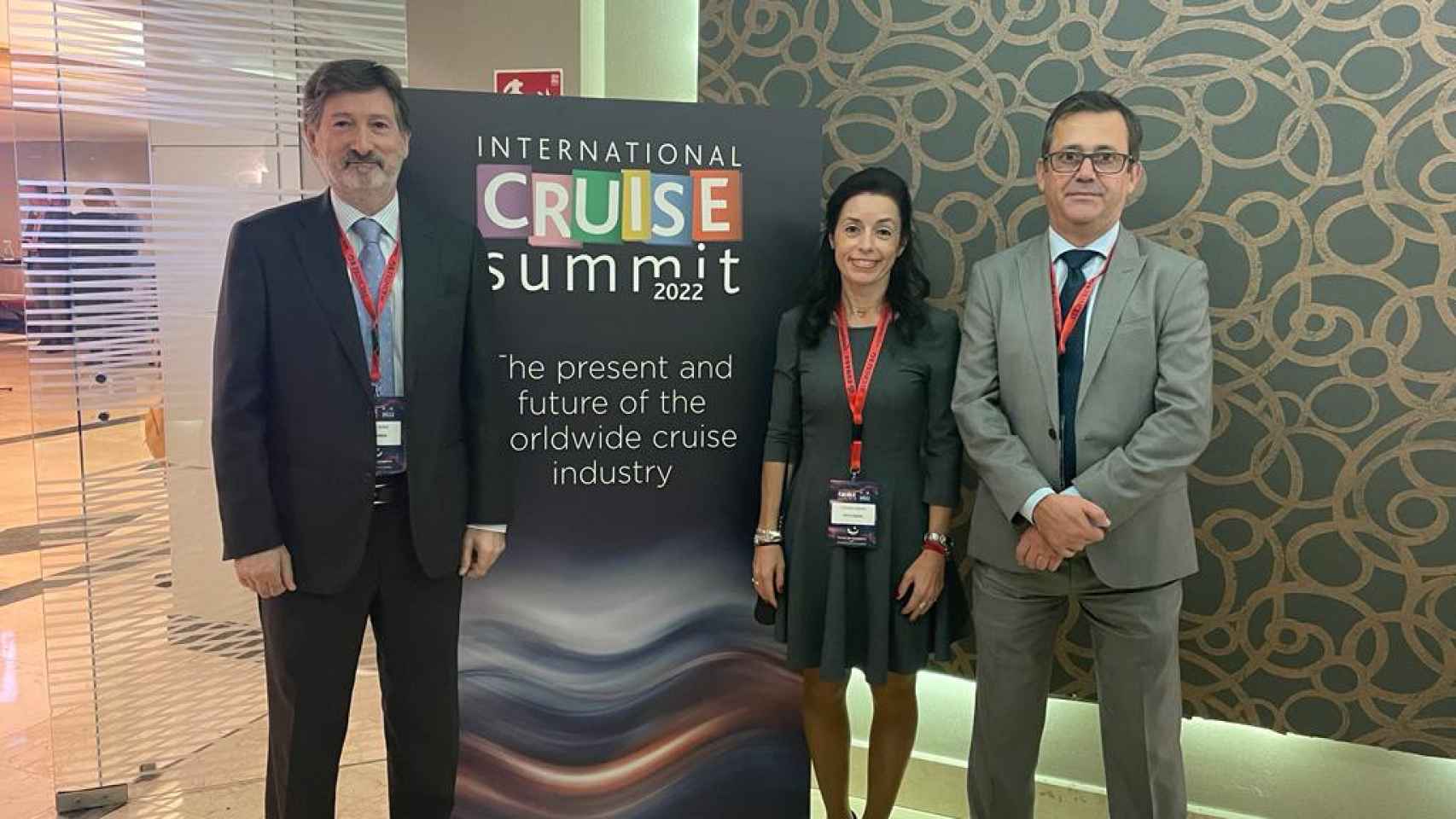 Miembros del Puerto de Cartagena en la 'International Cruise Summit'.