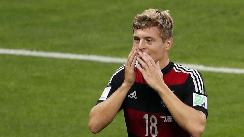 Toni Kroos, con la selección de Alemania en el Mundial de 2014