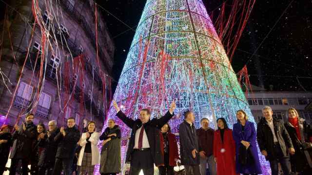 Encendido de las luces de Navidad de Vigo.