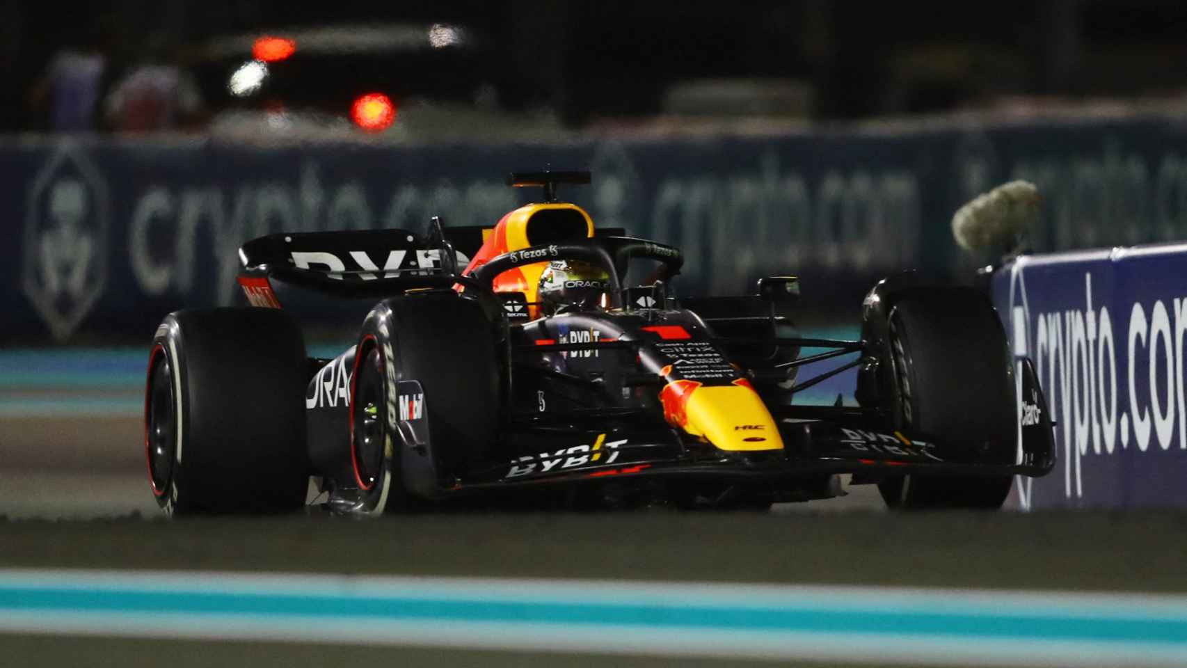 Verstappen, durante el Gran Premio de Abu Dhabi.